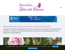 Tablet Screenshot of blumenbilder.org